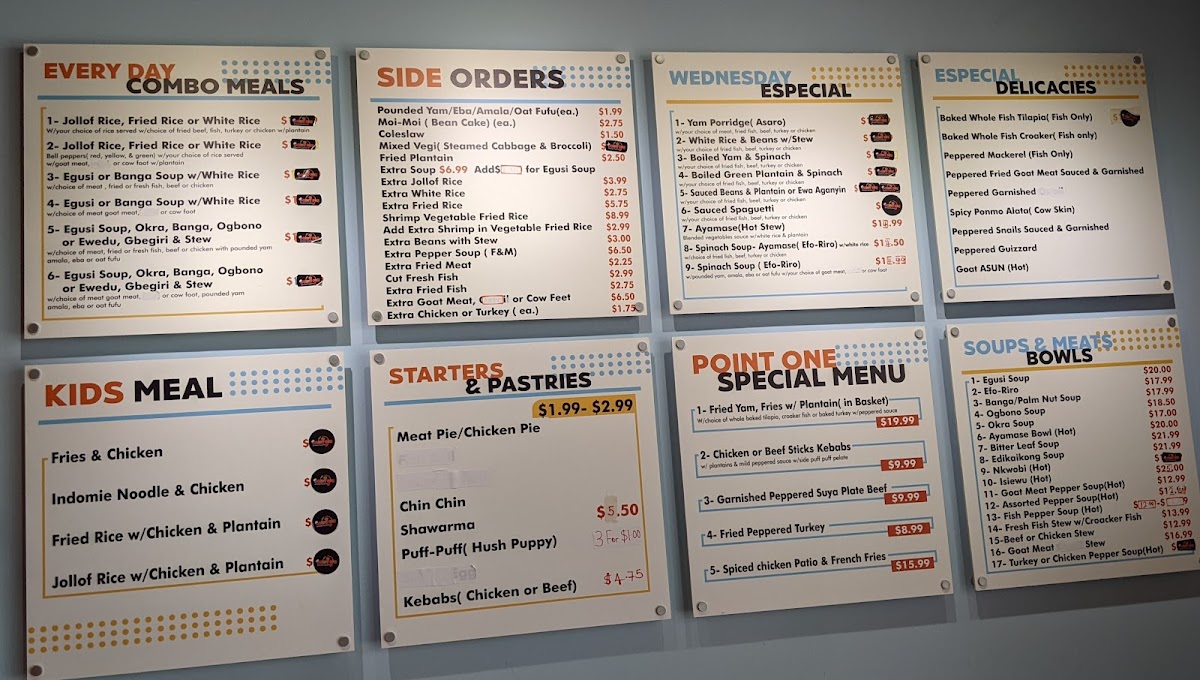 Menu Pointone African Cuisine-10