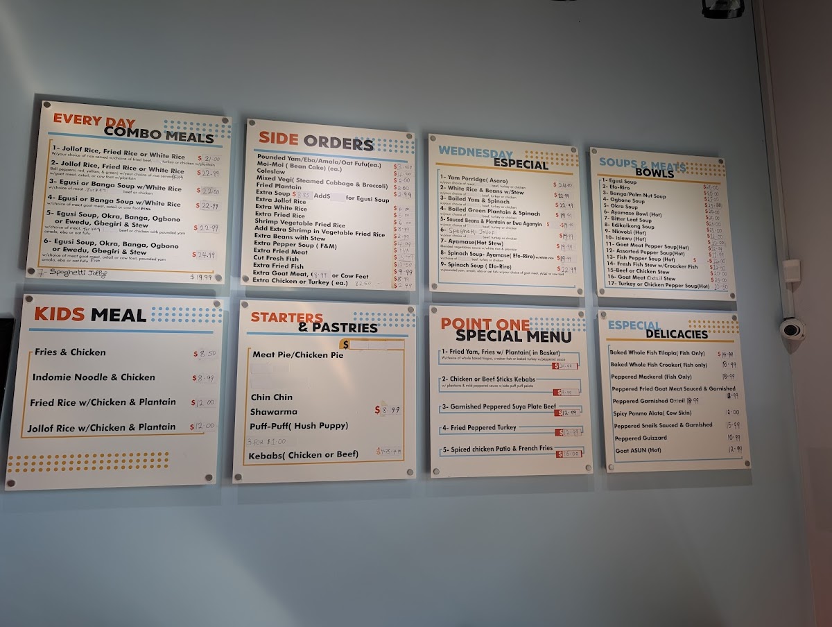 Menu Pointone African Cuisine-2