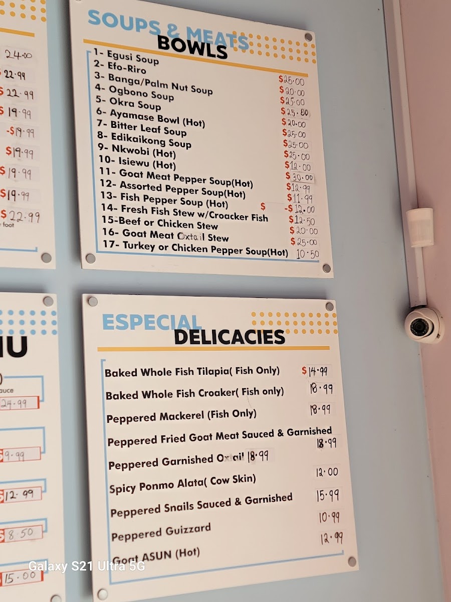 Menu Pointone African Cuisine-5