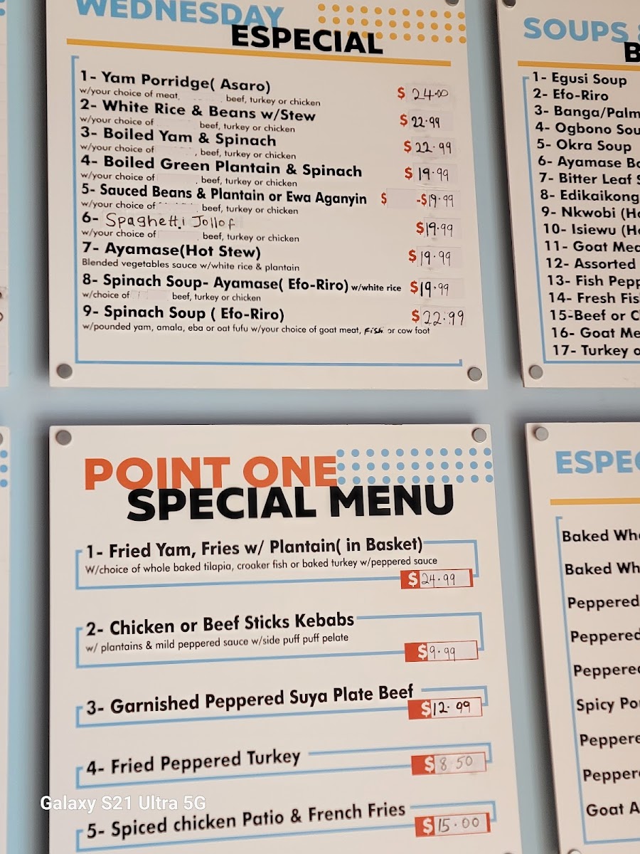 Menu Pointone African Cuisine-6