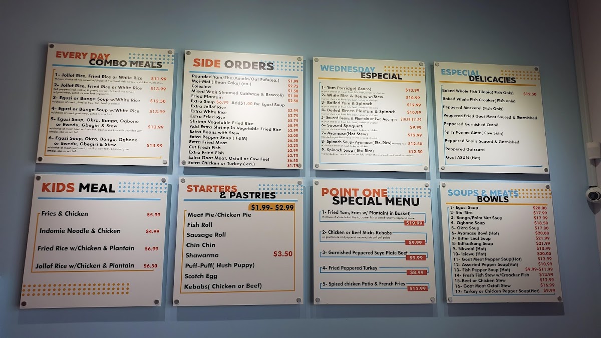 Menu Pointone African Cuisine-9